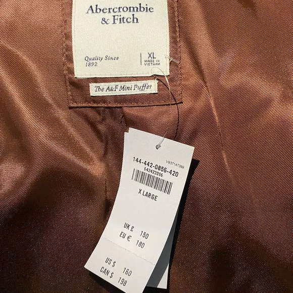 Faux Fur Brown Puffer Jacket - Picture 2 of 4